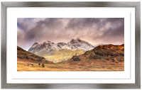 Dawn above the Langdale Pikes (96.0 cm x 60.5 cm)